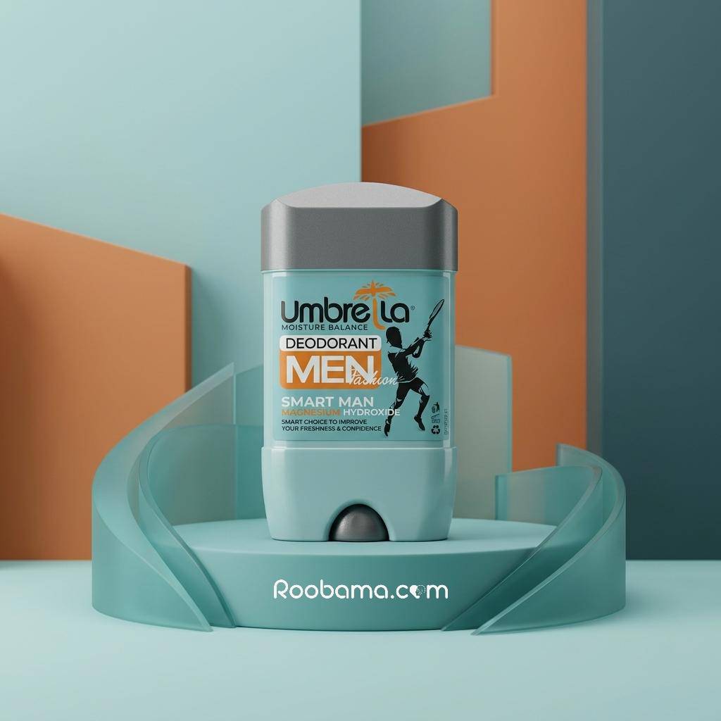 استیک دئودورانت مردانه آمبرلا مدل Smart Man حاوی هیدروکسید منیزیم - فروشگاه روباما
