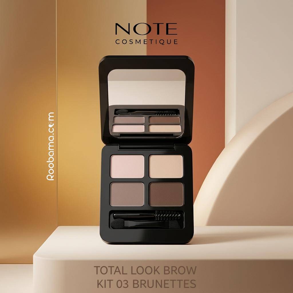 خرید کیت ابرو Total Look نوت شماره 03 Brunettes از نمایندگی