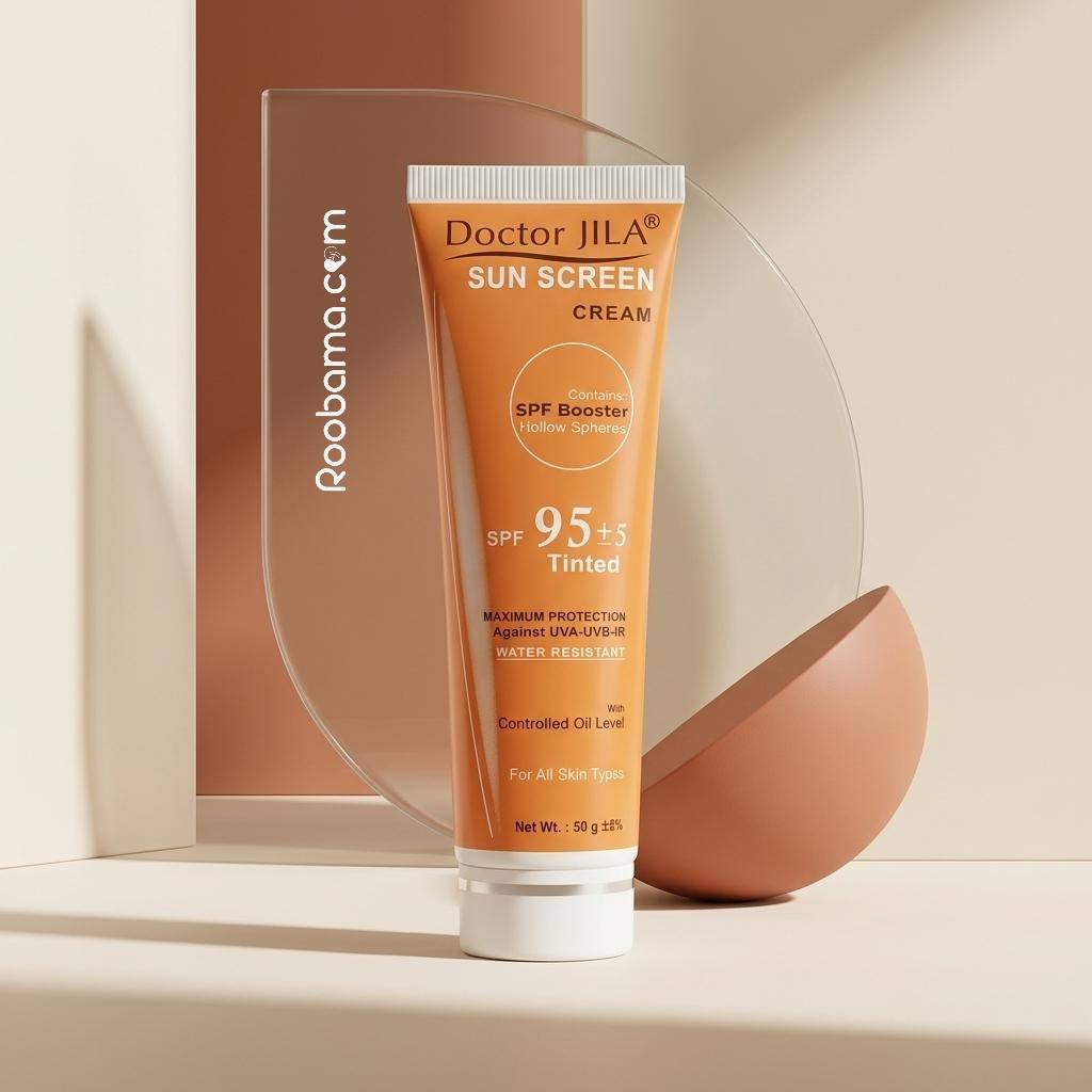 کرم ضدآفتاب رنگی SPF95 دکتر ژیلا مناسب انواع پوست