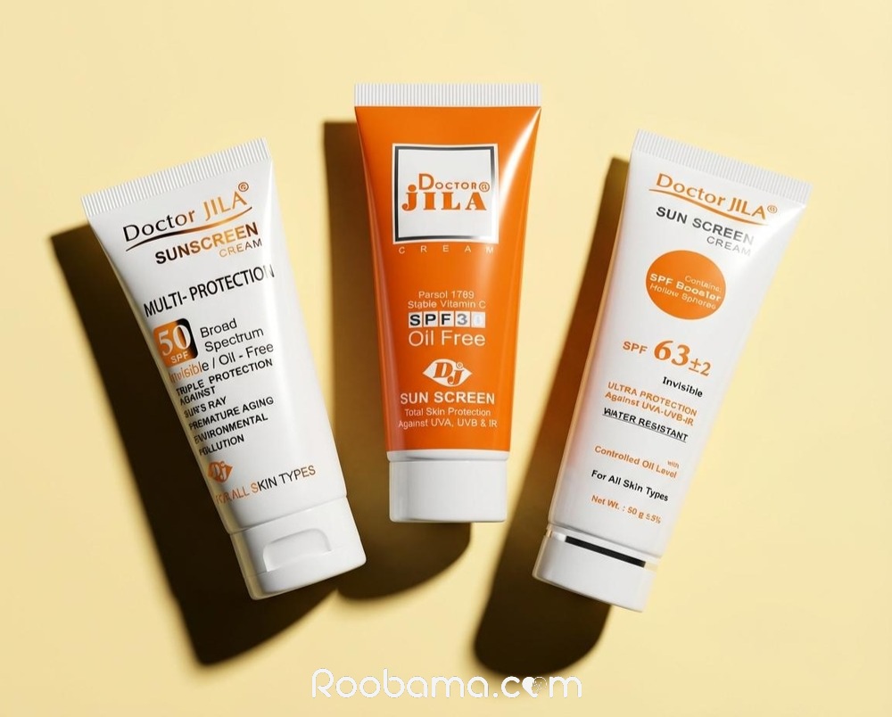 خرید ضد آفتاب دکتر ژیلا SPF63 بی رنگ، SPF30 رنگی و SPF50 مالتی پروتکشن