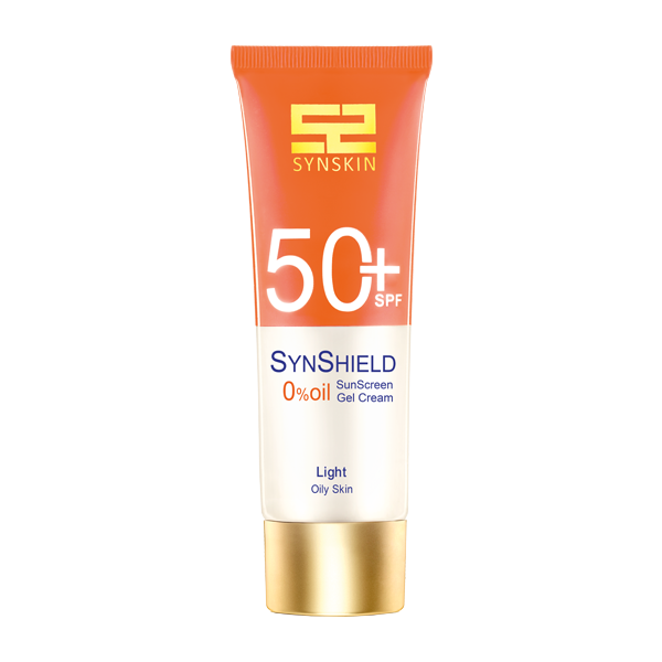 ژل کرم ضد آفتاب +SPF50 فاقد چربی بژ روشن ساین اسکین حجم 50 میلی‌لیتر
