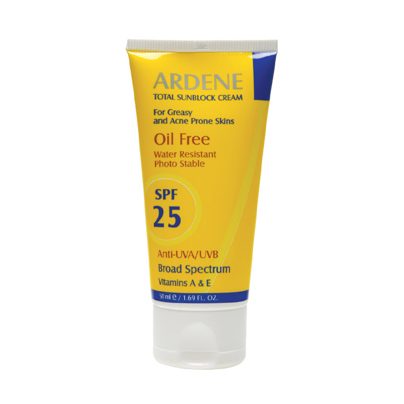 کرم ضدآفتاب SPF25 پوست‌ چرب آردن 50 گرم