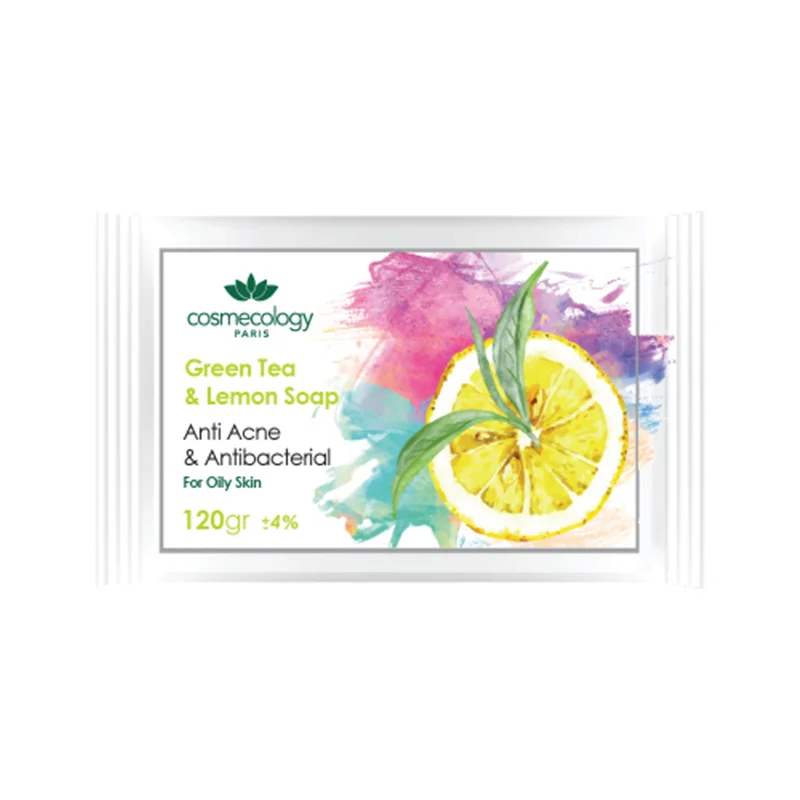 صابون چای سبز و لیمو کاسمکولوژی حجم 120 گرم