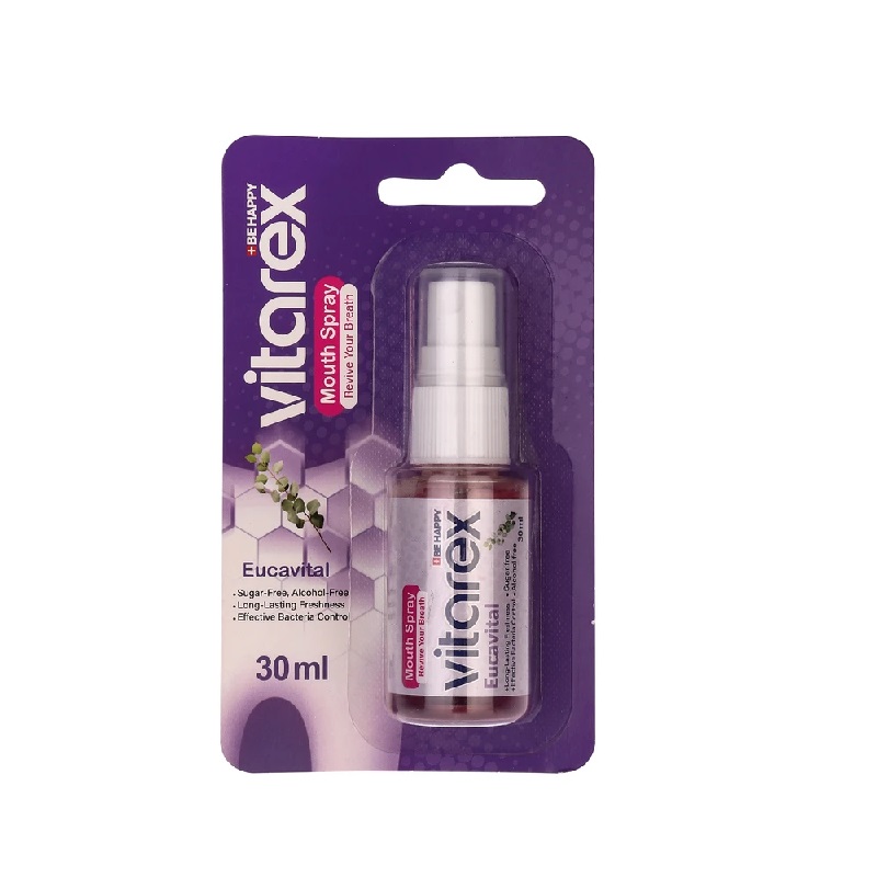 اسپری خوشبو‌کننده دهان ویتارکس Vitarex مدل Eucavital حجم 20 میلی‌لیتر