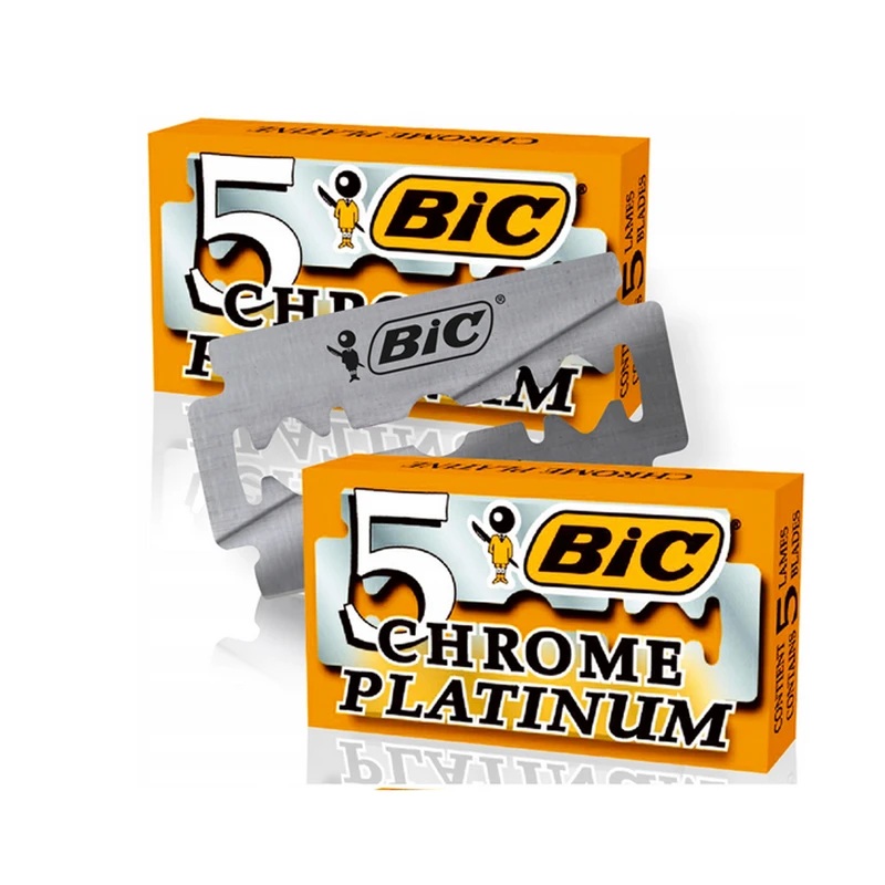 تیغ بیک مدل double edge platinum بسته 5 عددی