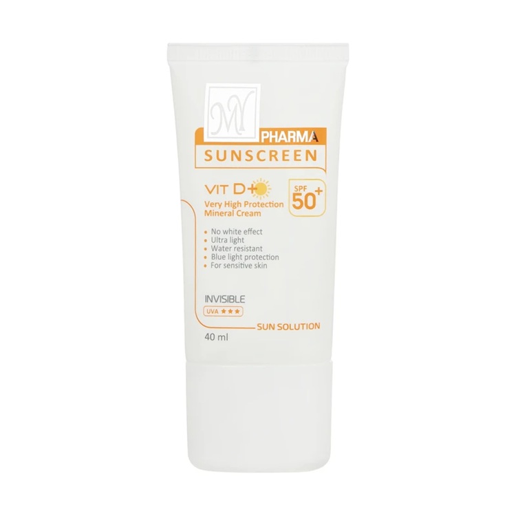 کرم ضد آفتاب بی رنگ Mineral Sun مای فارما SPF50 حجم 40 میلی لیتر