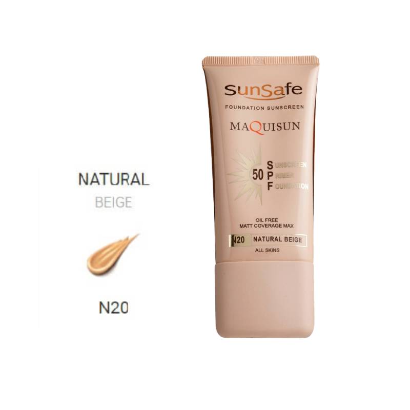 کرم ضدآفتاب سان‌سیف MAQUISUN کد N20 حجم 40 میلی‌لیتر