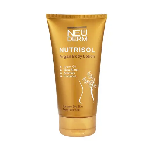 لوسیون بدن آرگان پوست خشک تا خیلی خشک نوتریسل نئودرم حجم 150 میلی لیتر