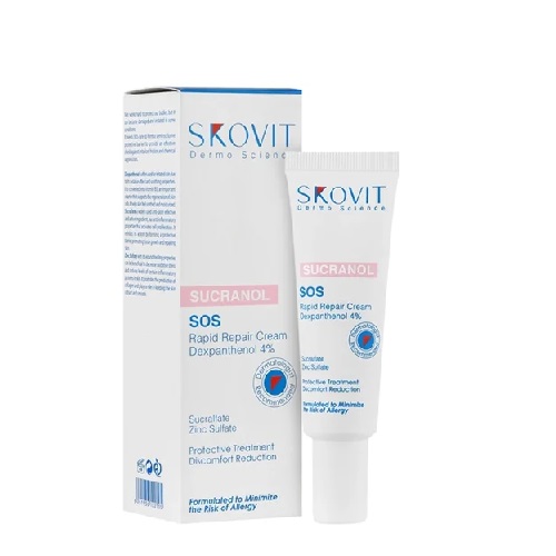 کرم ترمیم‌کننده و بازسازیی‌کننده قوی پوست‌های آسیب‌دیده اسکوویت Skovit حجم 30 میلی‌لیتر