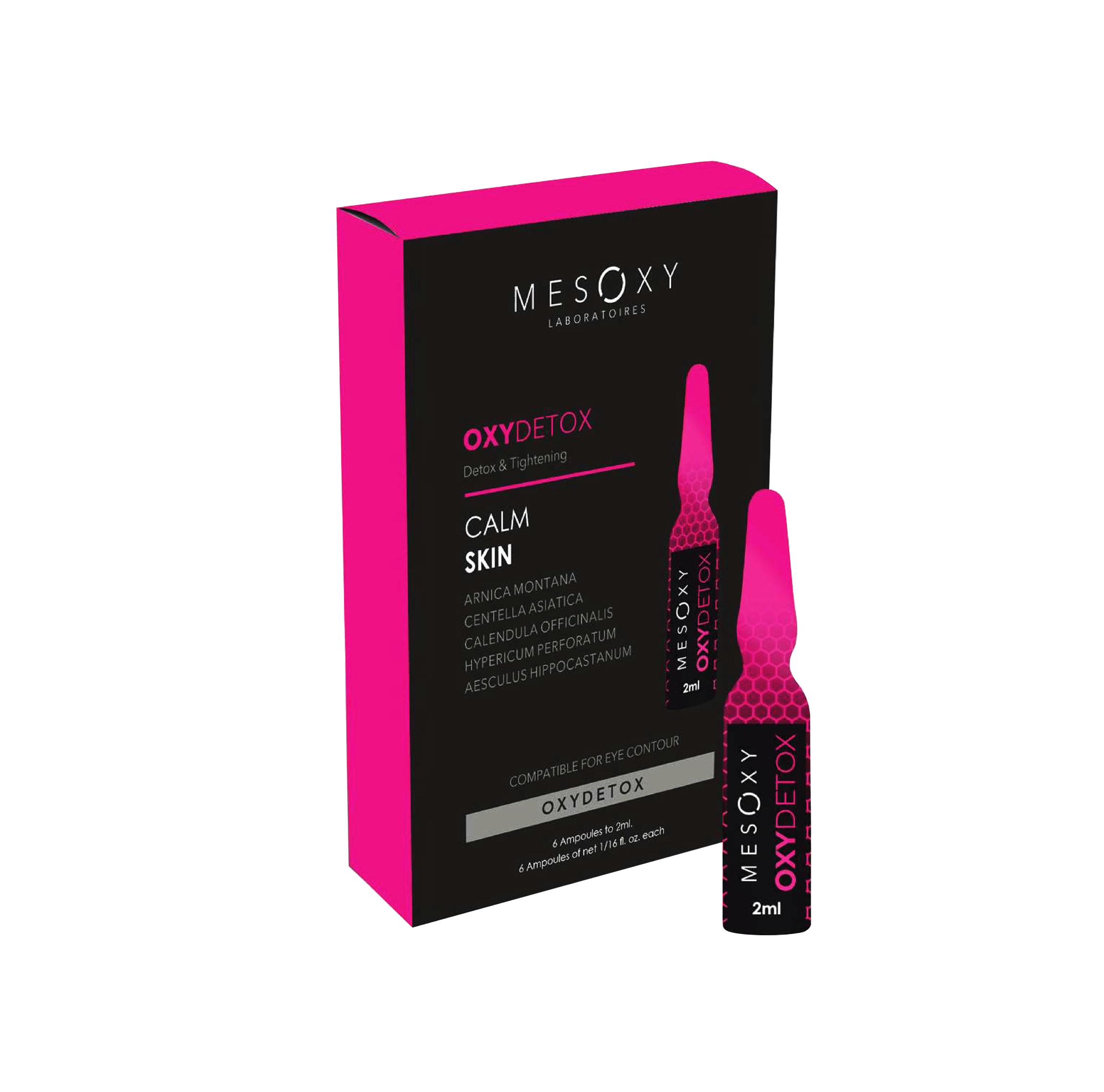 سرم دور چشم مزوکسی Mesoxy Oxy Detox حجم 2میلی‌لیتر  ampul 6  x