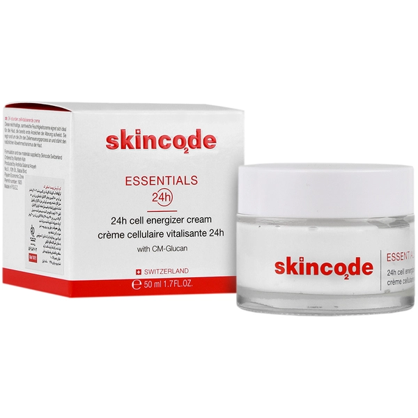 کرم تقویت‌کننده و انرژی‌زا 24 ساعته اسکین‌کد حجم 50 میلی‌لیتر