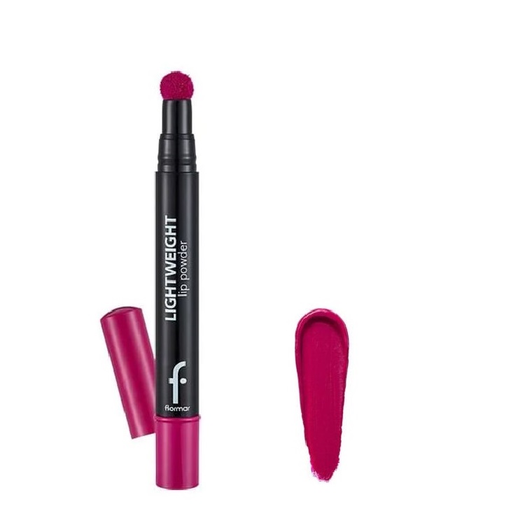 رژ لب پودری پددار فلورمار لایت ویت Flormar Lightweight Lip Powder   کد 016 Brave Girl