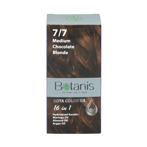 کیت رنگ مو بوتانیس کد 7/7 Medium Chocolate Blonde