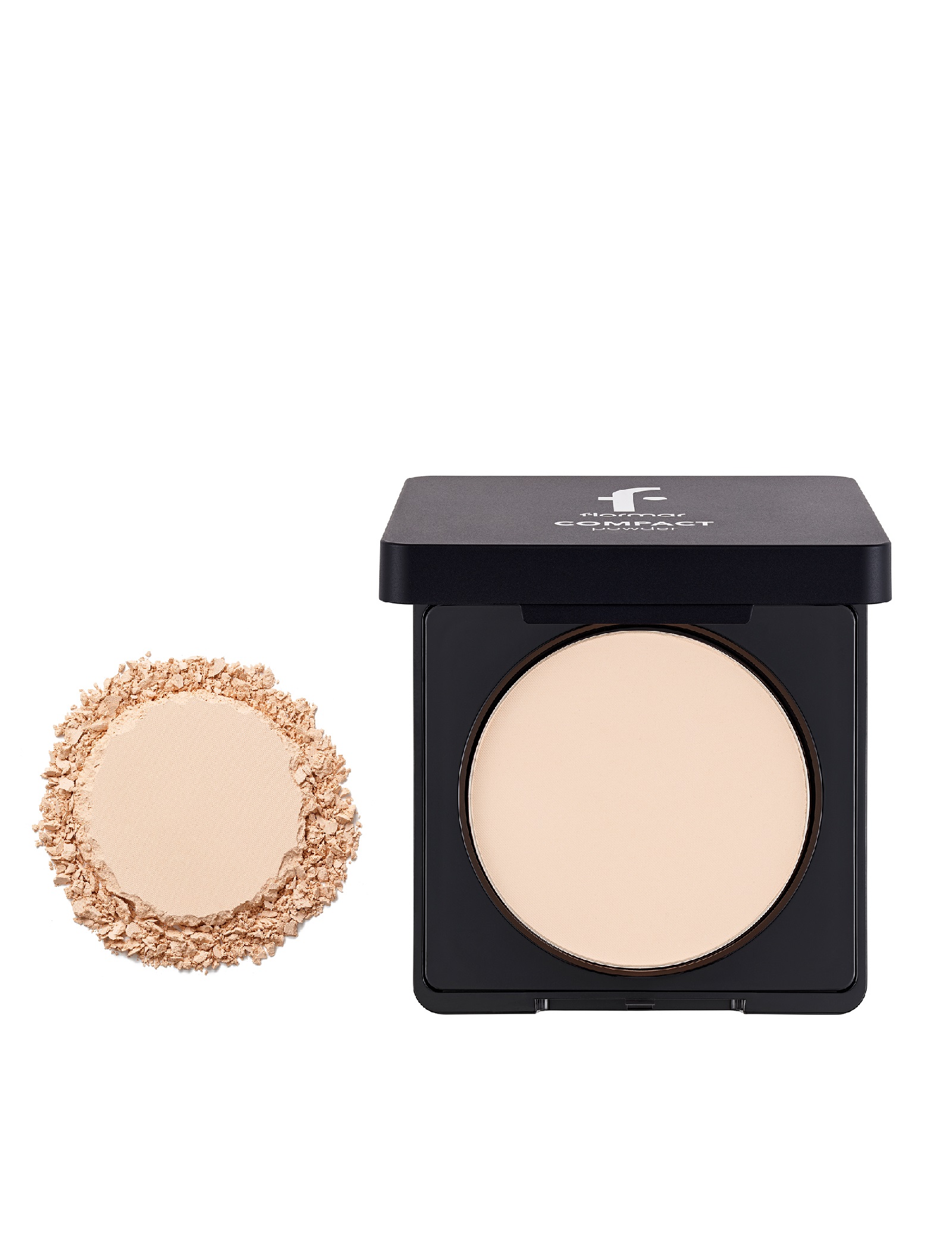 پنکک خشک فشرده فلورمار کد 095 Light Porcelain Beige