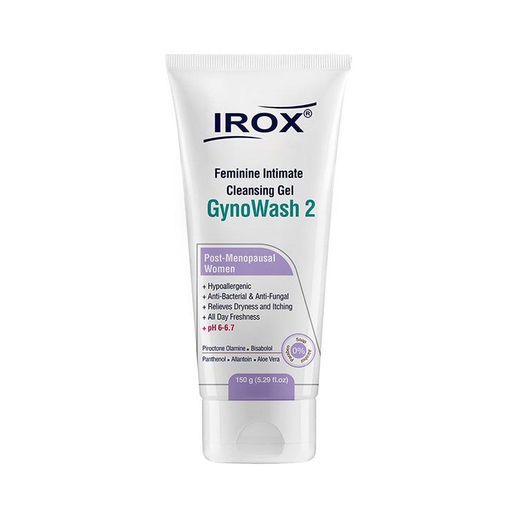 ژل بهداشتی بانوان ایروکس مناسب دوران یائسگی GYNO WASH 2 حجم 150 میلی‌لیتر