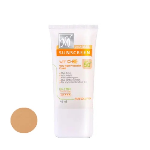 کرم ضد آفتاب فاقد چربی رنگی سبوفارما SPF50 حجم ۵۰ میلی لیتر