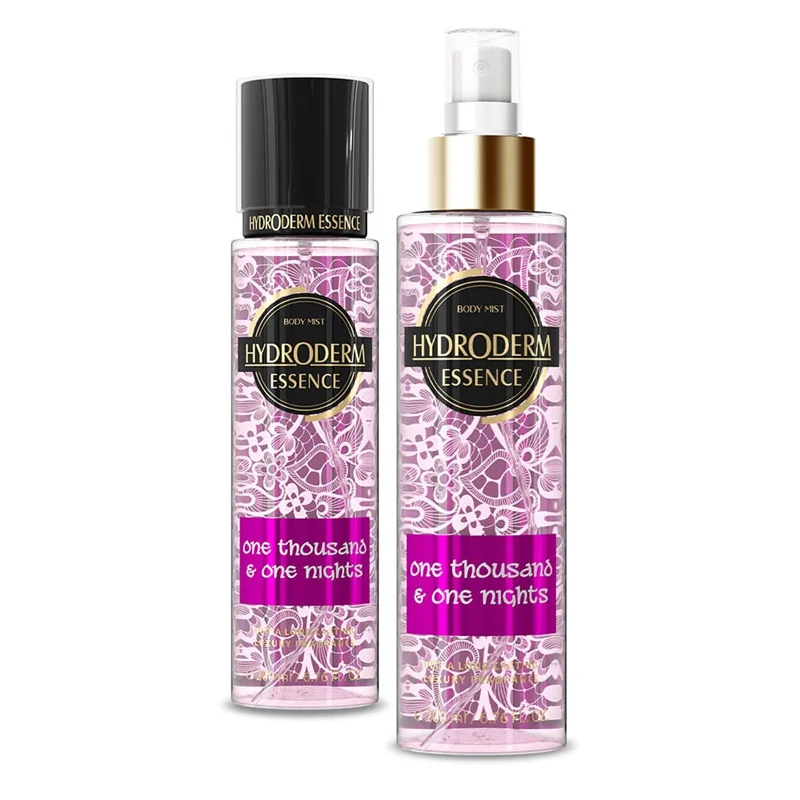 اسپری بدن زنانه هیدرودرم مدل ONE THOUSAND & ONE NIGHTS حجم 200 میلی لیتر