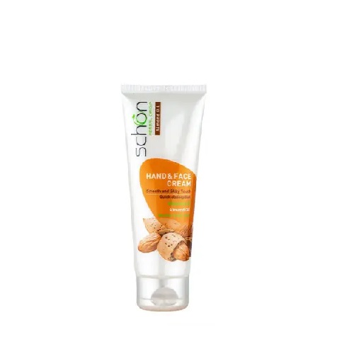 کرم تیوپی دست و صورت حاوی روغن بادام شون  حجم 75 میلی‌لیتر