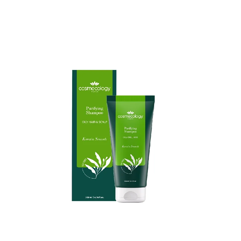 شامپو موهای چرب مناسب موهای چرب و کف سر چرب کاسمکولوژی حجم 200 میلیلیتر