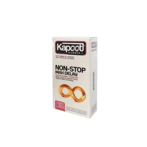 کاندوم کاپوت مدل NON-STOP بسته 10 عددی (طرح قدیم )