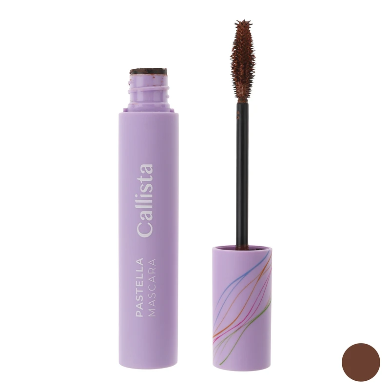 ریمل رنگی جداکننده کالیستا مدل Pastella رنگ قهوه‌ایی Brown