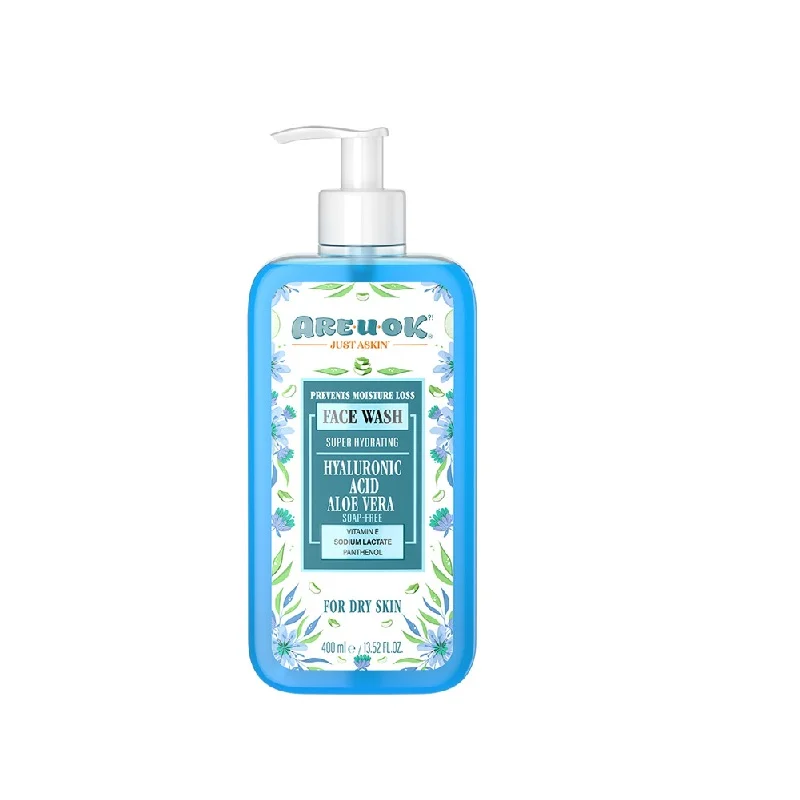 ژل شستشوی صورت پوست خشک آر یو اُکی مدل Hydra Plus حجم 400 میلی لیتر