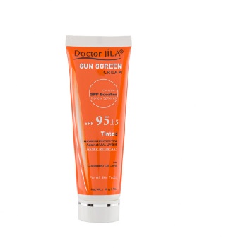 کرم ضدآفتاب رنگی SPF95 دکتر ژیلا مناسب انواع پوست وزن 50 گرم