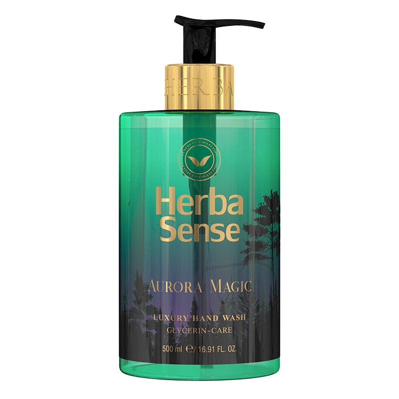 مایع دستشویی هرباسنس مدل Aurora Magic  حجم ۵۰۰ میلی‌لیتر