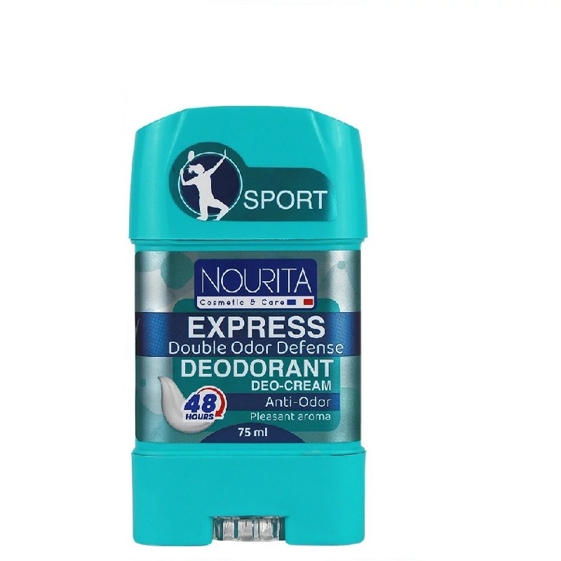 استیک کرمی ضدتعریق اسپرت نوریتا Nourita مدل Express حجم 75 میلی‌لیتر