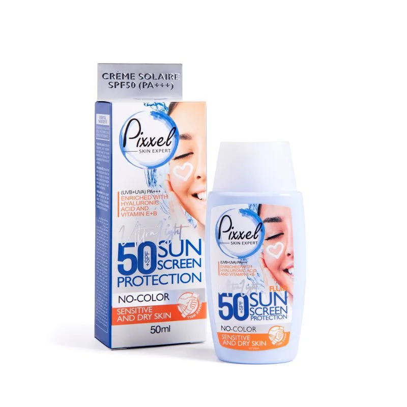 کرم ضد آفتاب بیرنگ پیکسل پوست خشک SPF50  حجم ۵۰ میلیلیتر