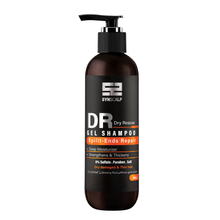 ژل شامپو فاقد سولفات موهای خشک و آسیب‌دیده DR ساین اسکالپ حجم 300 میلی‌لیتر