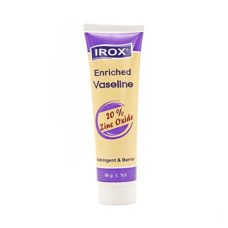 کرم وازلین ویتامینه ایروکس Zinc oxide  حجم 80 میلی‌لیتر