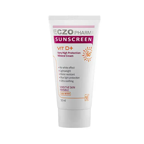 کرم ضد آفتاب مینرال SPF50 اگزوفارما  My pharma حجم ۵۰ میلی‌لیتر