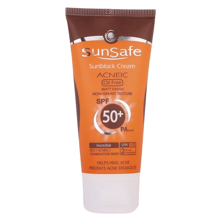 کرم ضد آفتاب سان سیف سری Acneic مدل Matt Finish spf 50 حجم 50 میلی لیتر