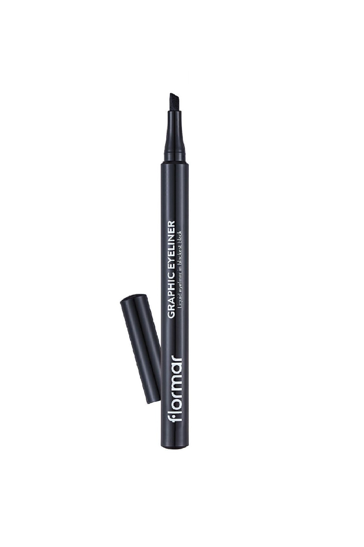 خط چشم گرافیکی 001 مشکی فلورمار Flormar Graphic Eyeliner Black 001