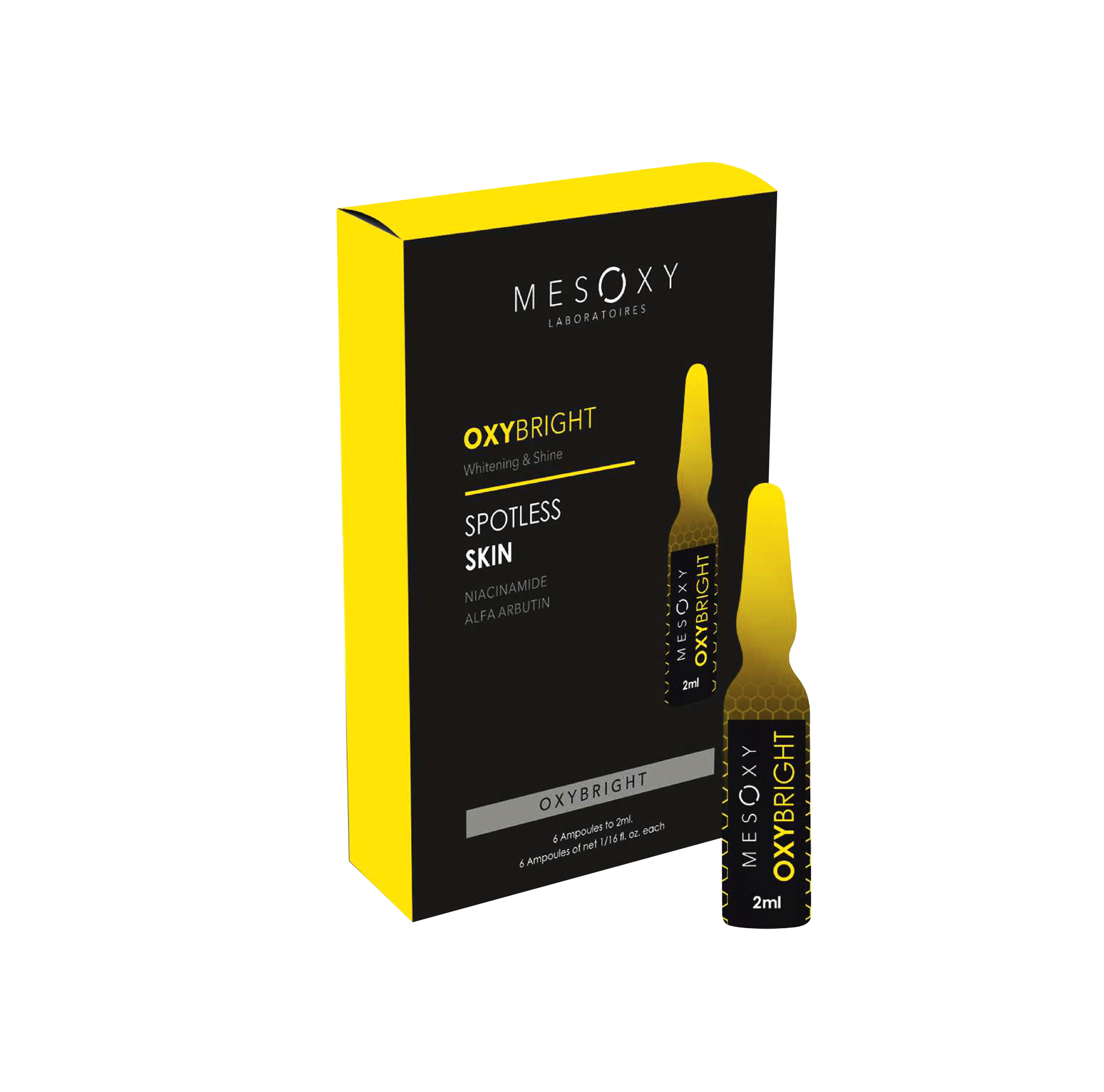 سرم روشن کننده مزوکسی Mesoxy Oxy Bright حجم 2میلی‌لیتر  ampul 6  x