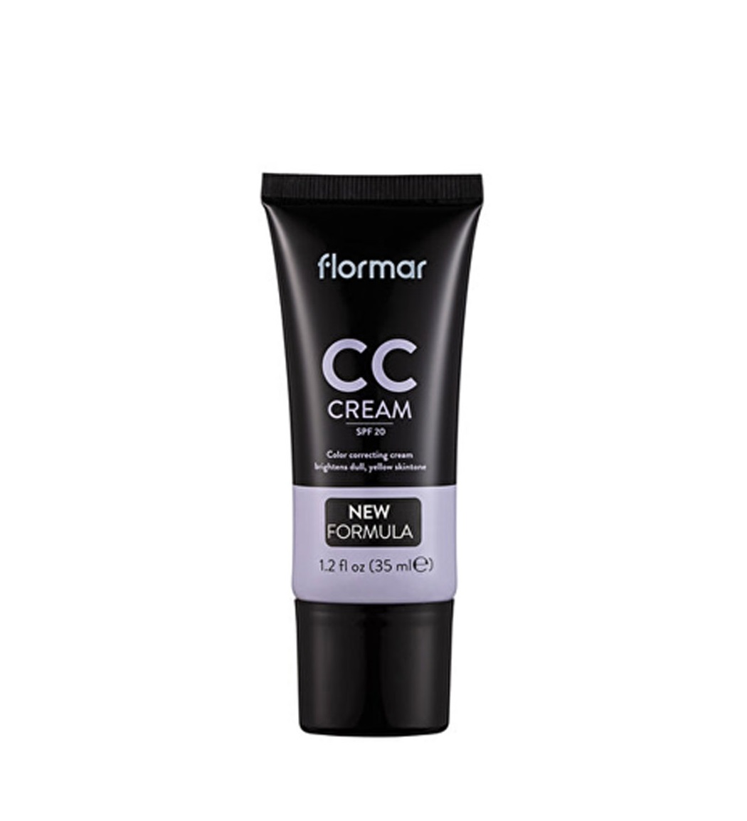 سی سی کرم فلورمار  Flormar CC Cream مدل  Yellow Skin Tone حجم 35 میلی‌لیتر