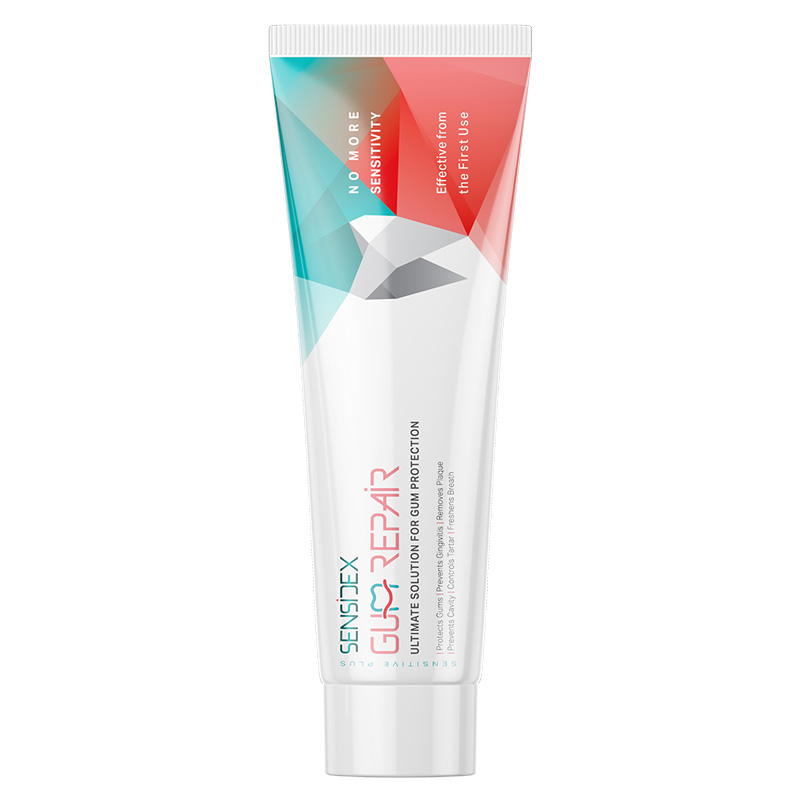 خمیردندان کامل سنسیدکس مخصوص دندان‌های حساس Gum Repair  وزن 100 گرم