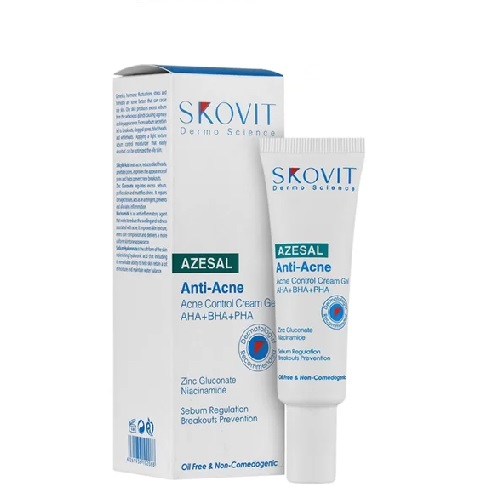 کرم‌ژل مناسب پوست‌های دارای آکنه اسکوویت Skovit حجم 30 میلی‌لیتر