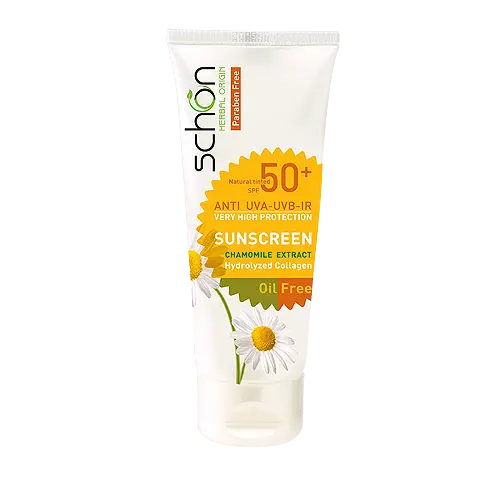 کرم ضد آفتاب فاقد چربی با رنگ بژ  شون +SPF50 حجم 50 میلی‌لیتر